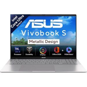 ASUS Vivobook S16,Intel Core Ultra 5 225H,AI PC(Intel Arc iGPU/16GB RAM/512GB